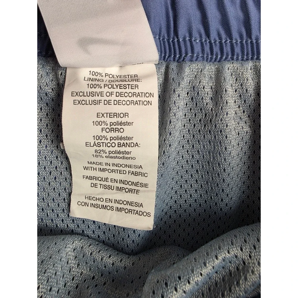 Nike Swim Shorts Mens XXL Blue Board Shorts Mesh Lined Drawstring Logo